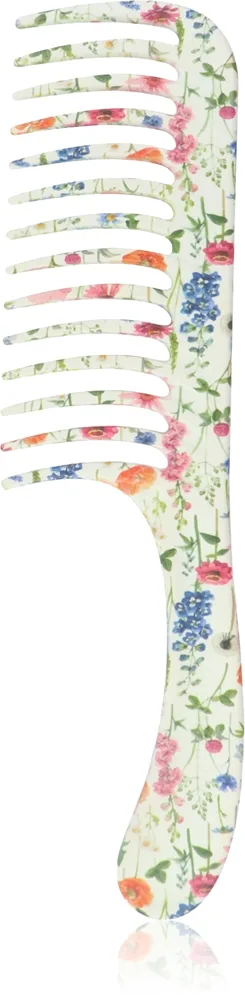 Denman Denman Deluxe D28 Wide Tooth Detangler Comb Floral Fantasies - Multi/patterned - 41 G