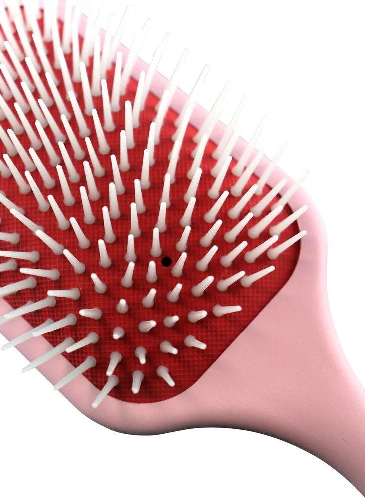 Denman Detangling D38 The Detangling & Styling Paddle iso litteä harja pitkille hiuksille Pink Crush 1 kpl