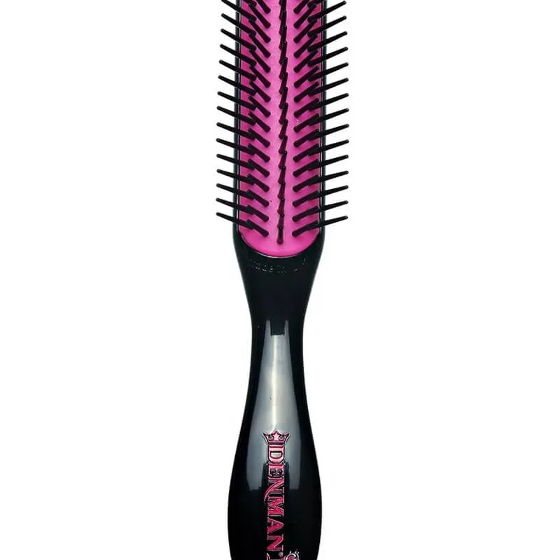 Denman Small Styling Brush Handbag D14 Strawberry Daiquire 5 Row