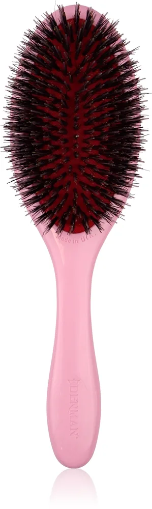 Denman Style D81M Style and Shine Brush Comb För att göra håret mjukt Pink Crush 1 st.