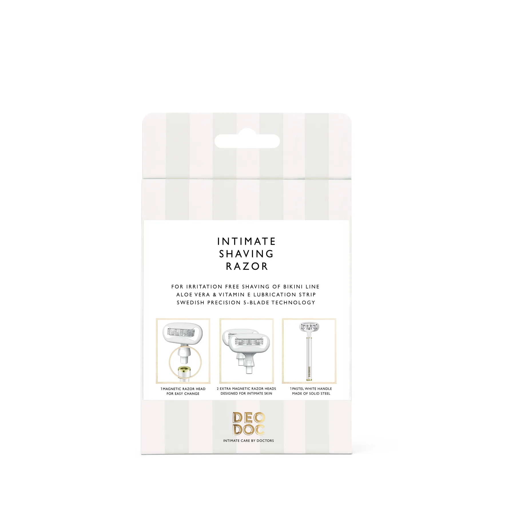 DeoDoc Intimate Shaving Razor White