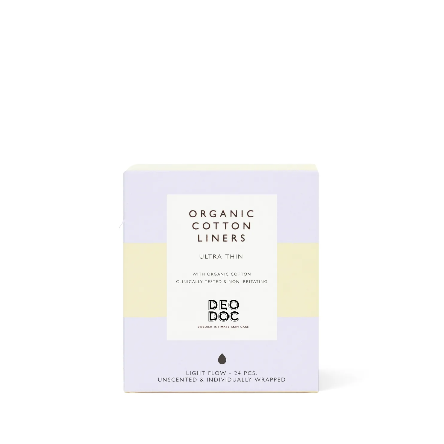 DeoDoc Liners Organic Cotton Individually Wrapped 24 kpl