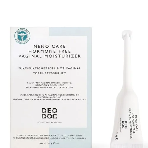 DeoDoc Meno Care Hormone Free Vaginal Moisturizer 12 st