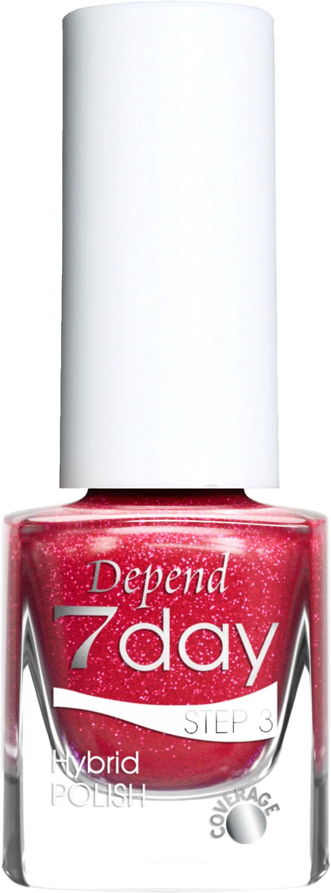 Depend Cosmetic 7Day Hybrid Polish - Red - 5 ML