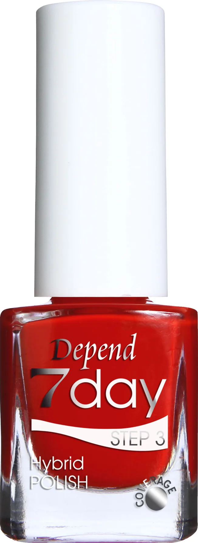 Depend Cosmetic 7Day Hybrid Polish 7208 - Red - 5 ML