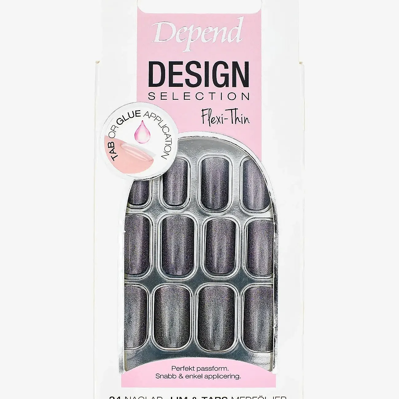 Depend Design Selection Graphite Shimmer Medium Square