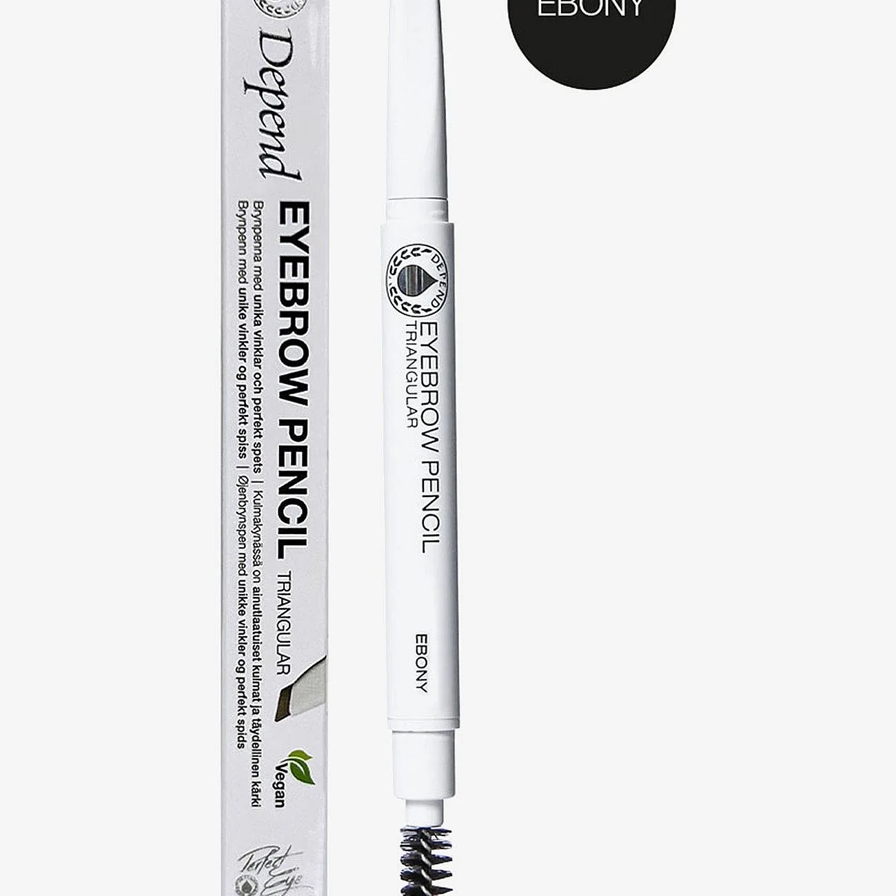 Depend Cosmetic Eyebrowpen. Triangular Ebony - Nude - ONE SIZE