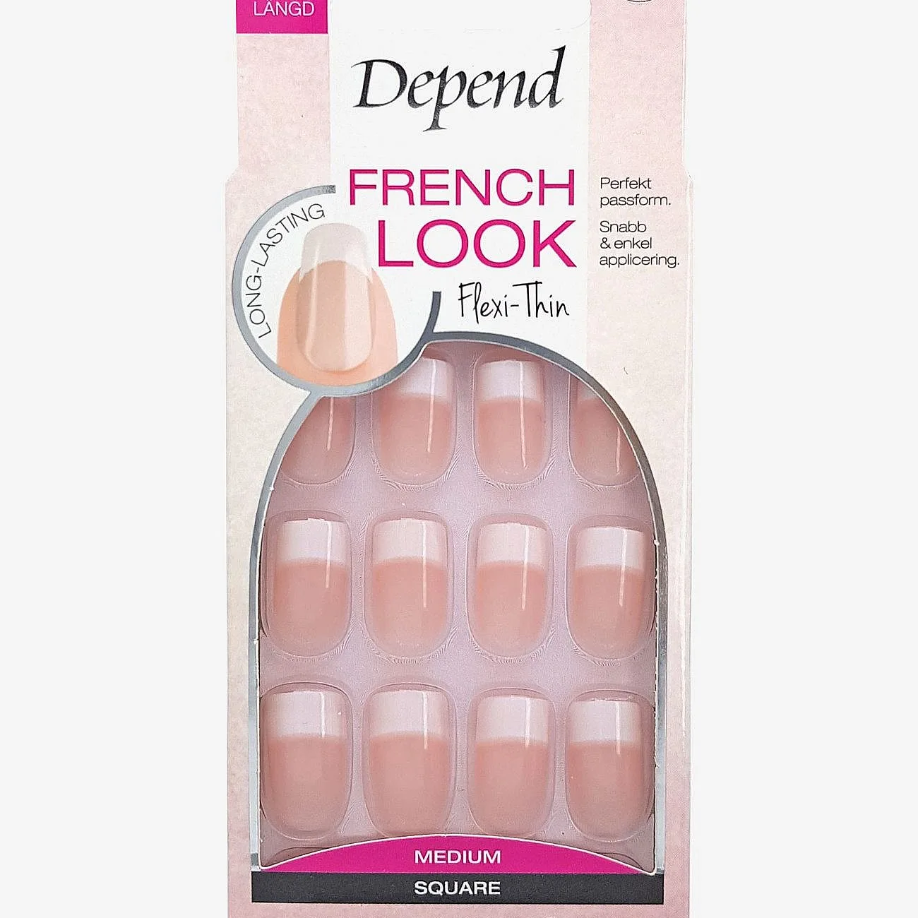 Depend Cosmetic French Look Rosa Medium Sq - Nude - ONE SIZE