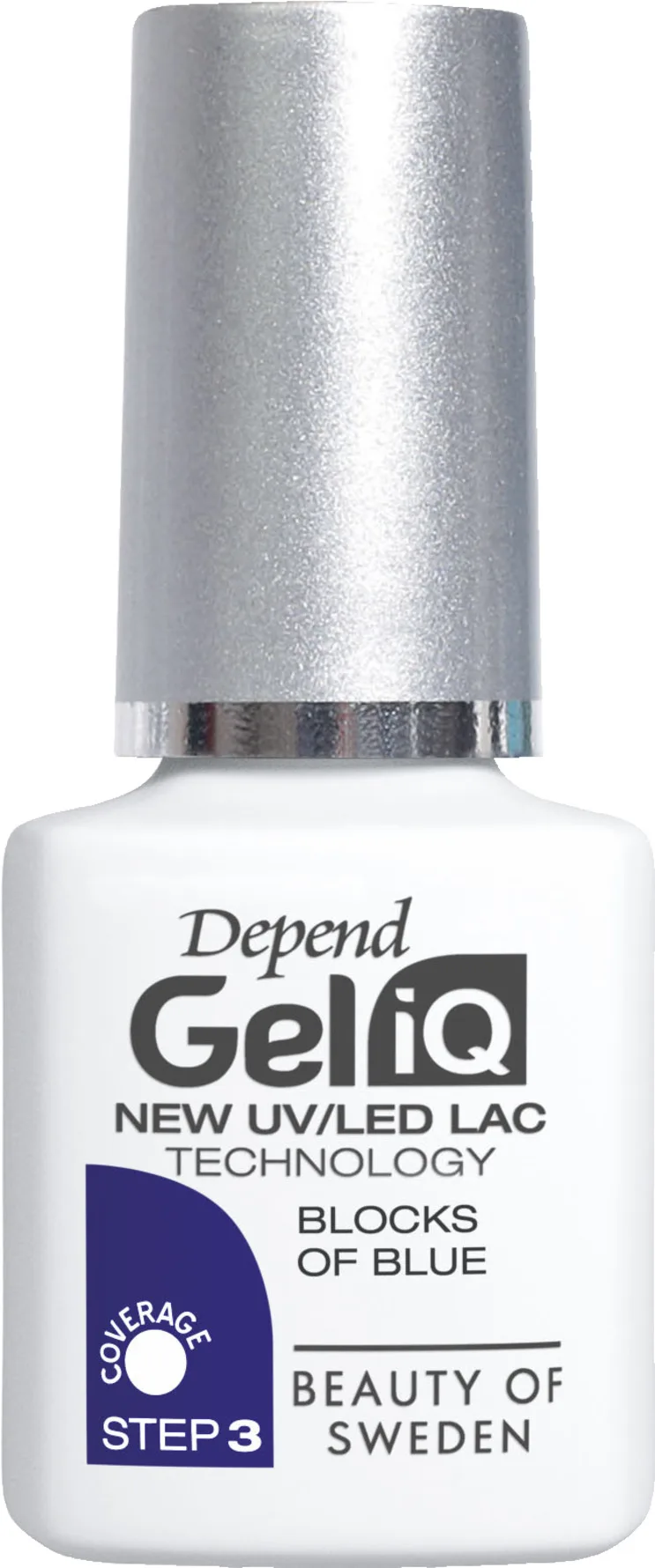 Depend Cosmetic Gel iQ Polish Step 3 - 5 ml - Blocks of Blue