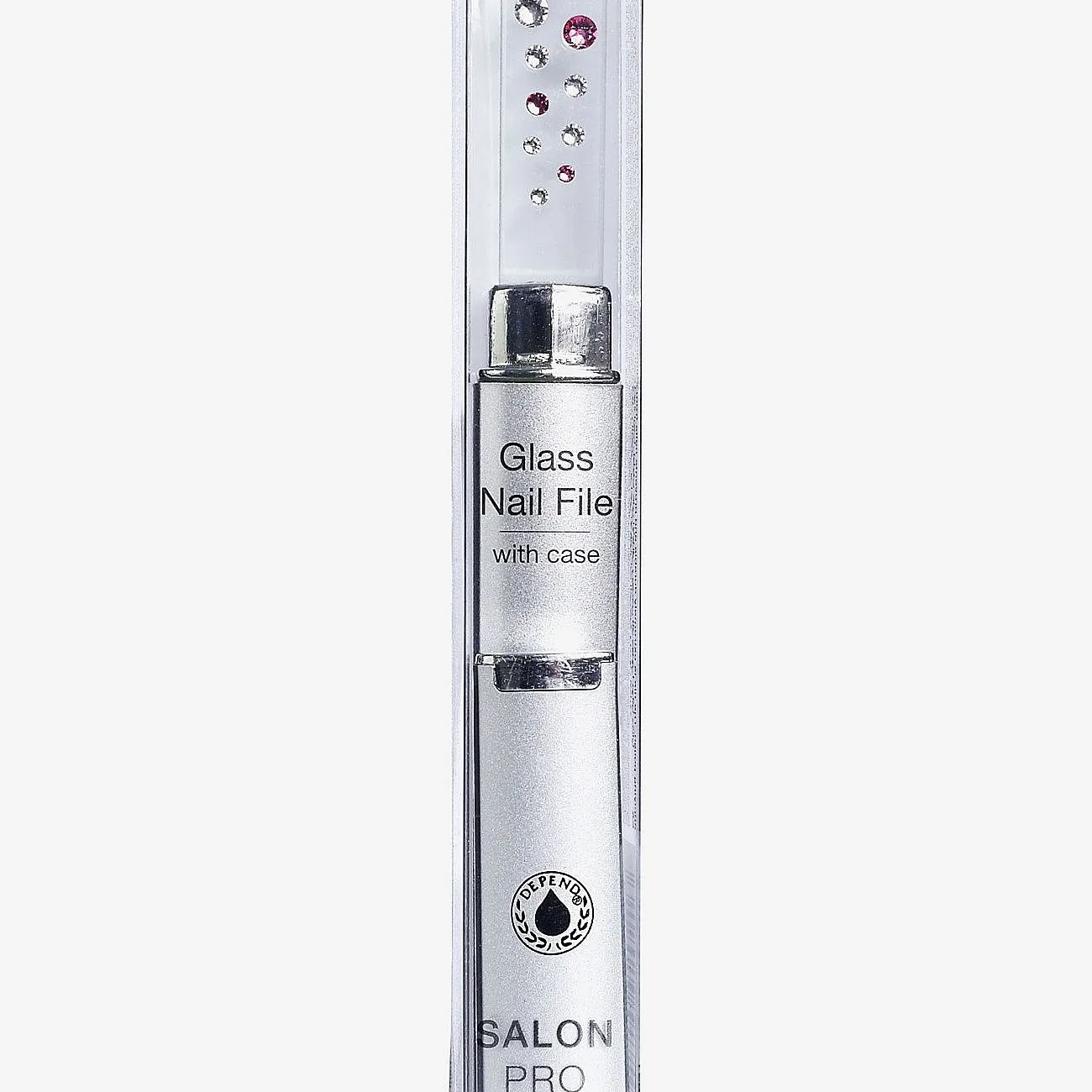 Depend Glass Nail File Salon Pro with Case