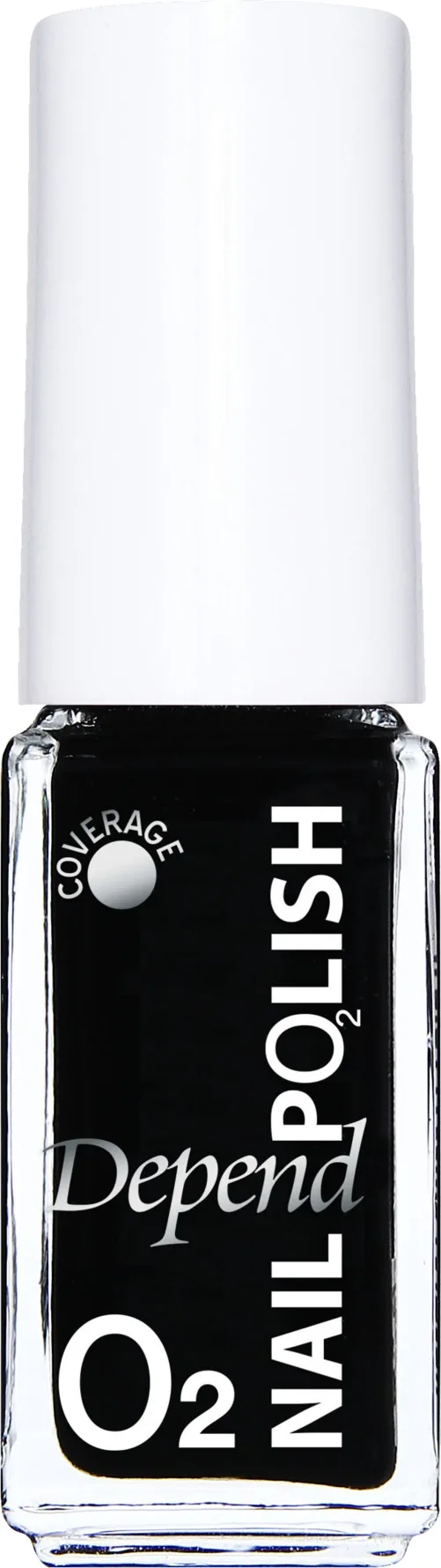 Depend Cosmetic Minilack Oxygen Färg A039 - Black - 5 ML