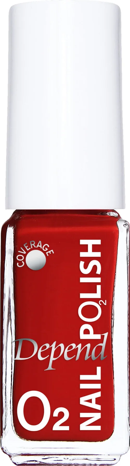 Depend Cosmetic Minilack Oxygen Färg A040 - Red - 5 ML