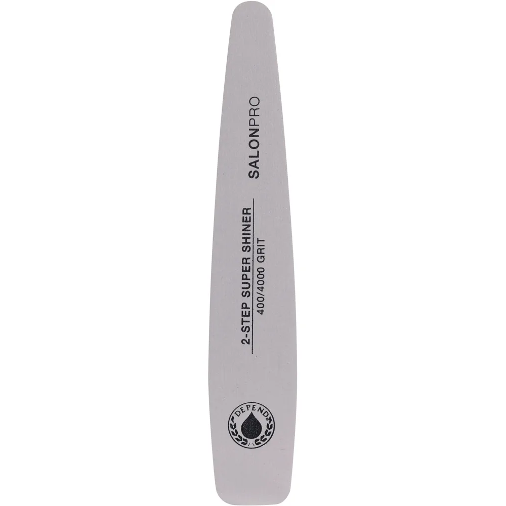 Depend Cosmetic Nail File Salonpro 2-Step Super Shiner - Nude - ONE SIZE