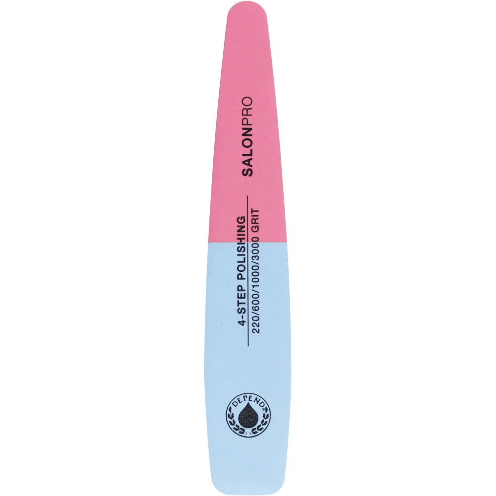 Depend Cosmetic Nail File Salonpro 4-Step Polishing - Nude - ONE SIZE