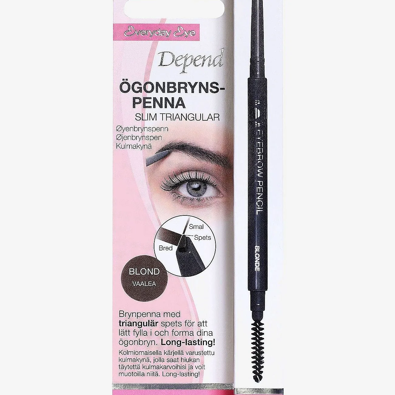 Depend Cosmetic Ögonbrynspenna Slim Triang. Blond - Nude - ONE SIZE
