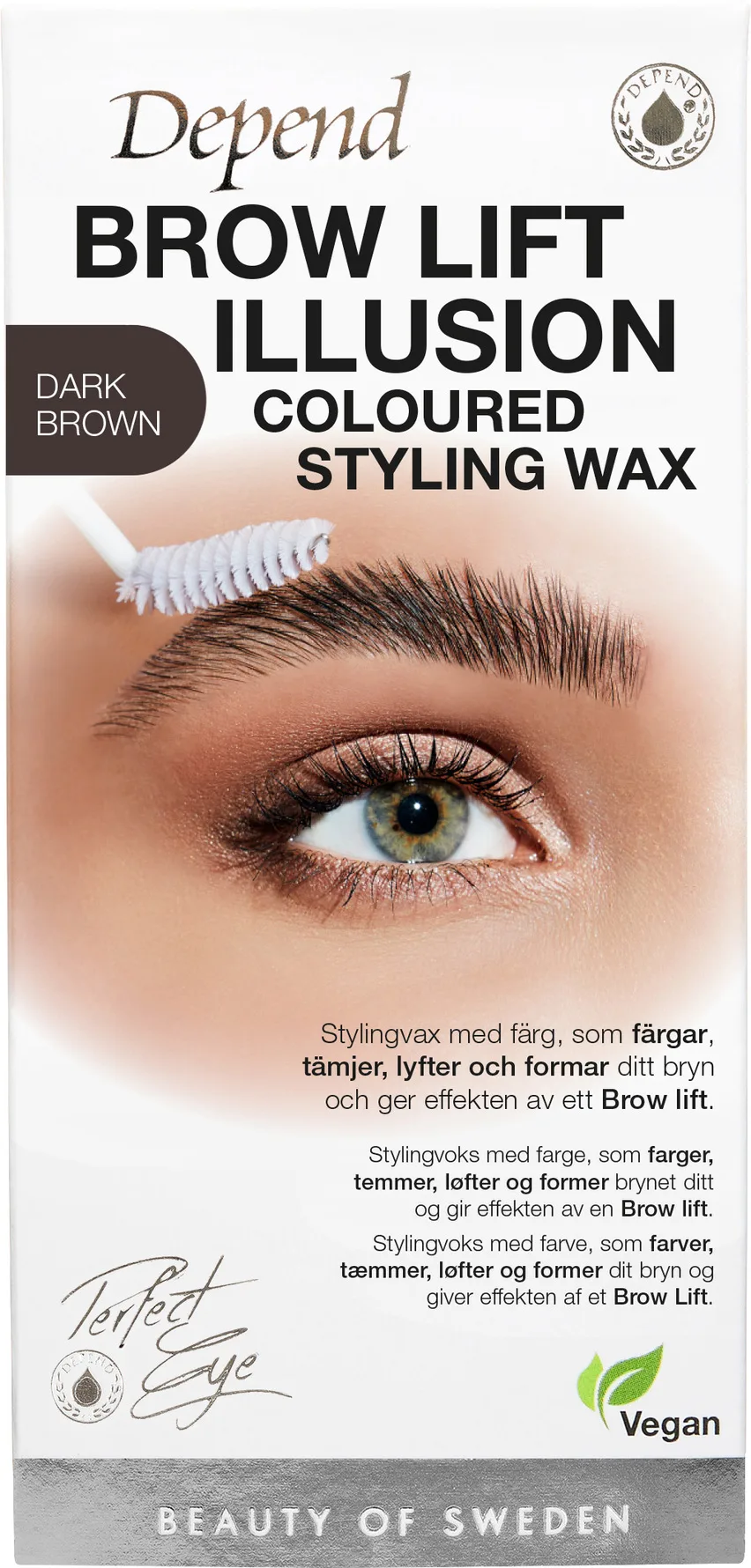 Depend Perfect Eye Brow Illusion Wax Dark Brown 5 g