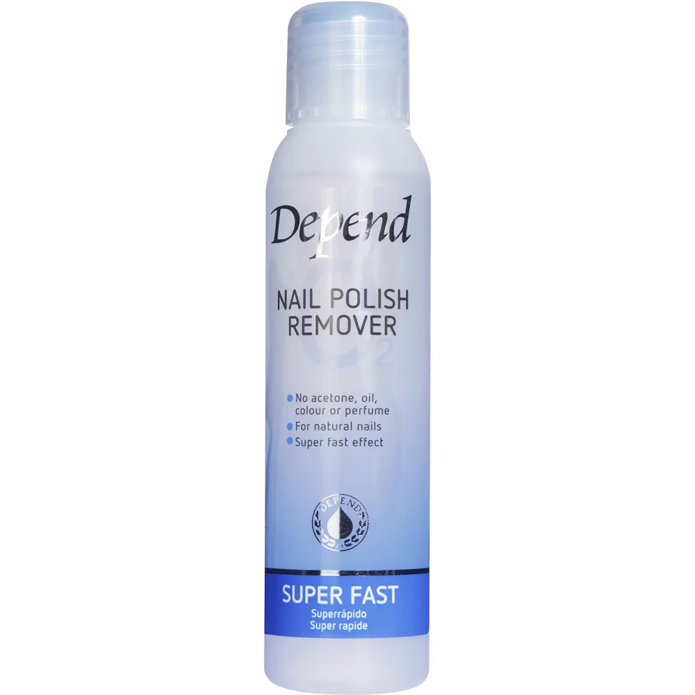 Depend Cosmetic Remover Blå 250 Ml O2 - Nude - 250 ml