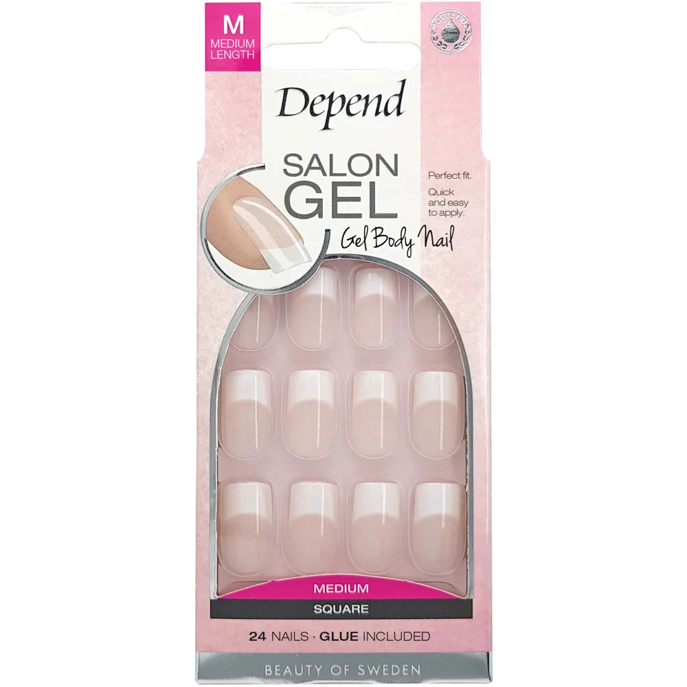 Depend Salon Gel Nude Square Medium