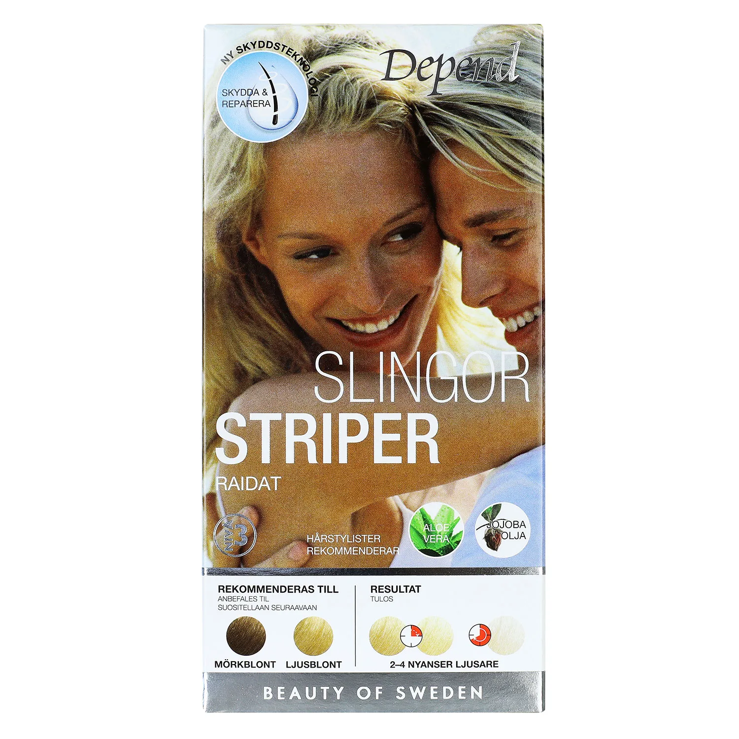 Depend Slingor Mörkblond-ljusblond