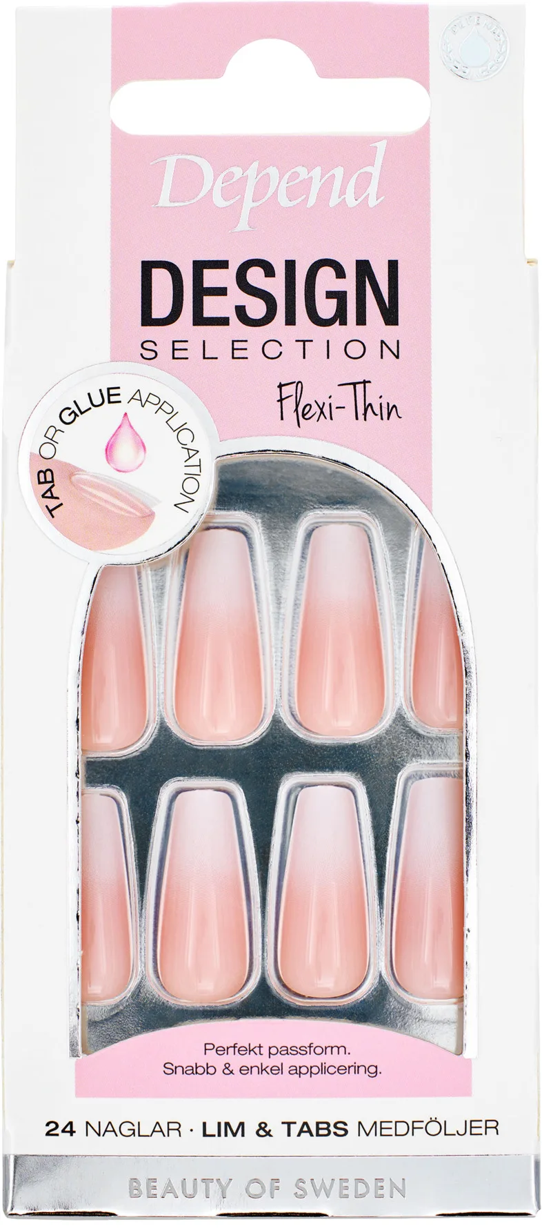 Depend Design Selection French Fade Coffin 24 kpl