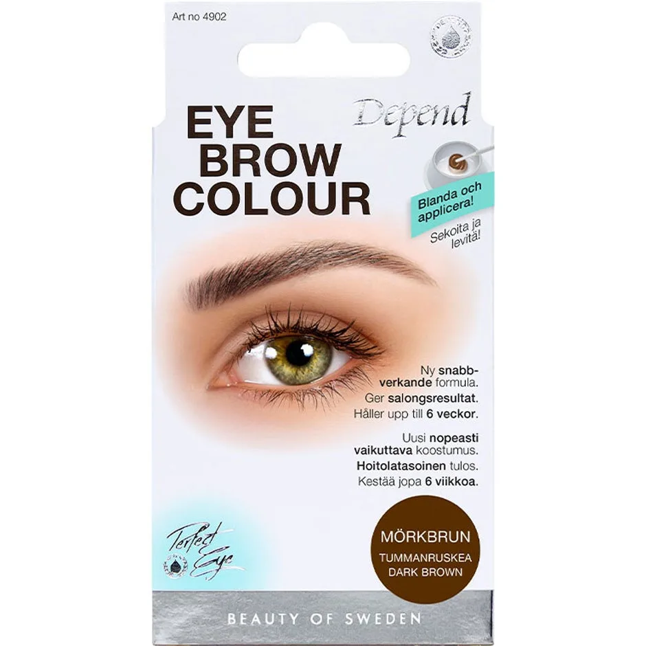 Depend EyeBrow Colour Dark Brown - 15 ml