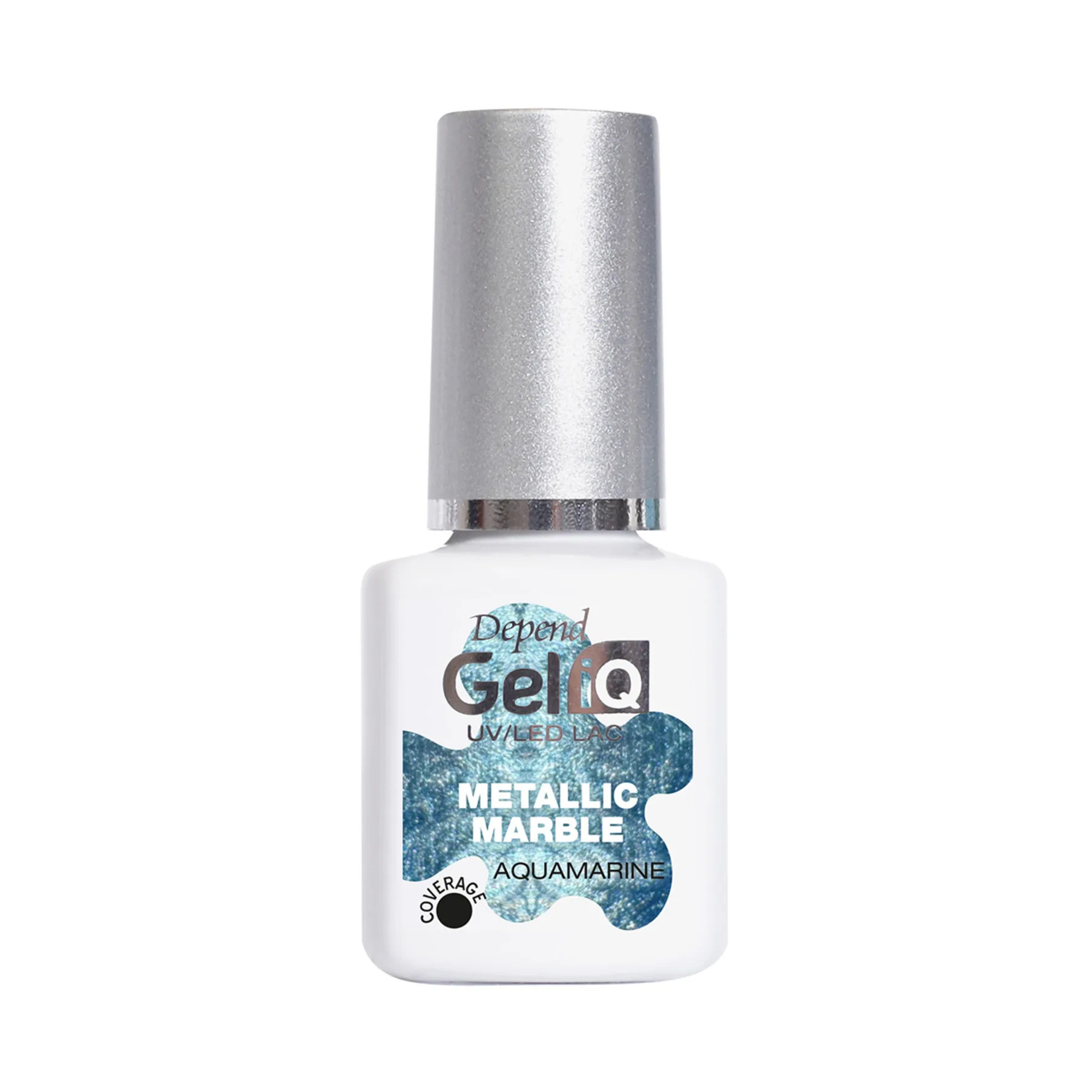 Depend Gel iQ Metallic Marble 5 ml Marble Aquamarina