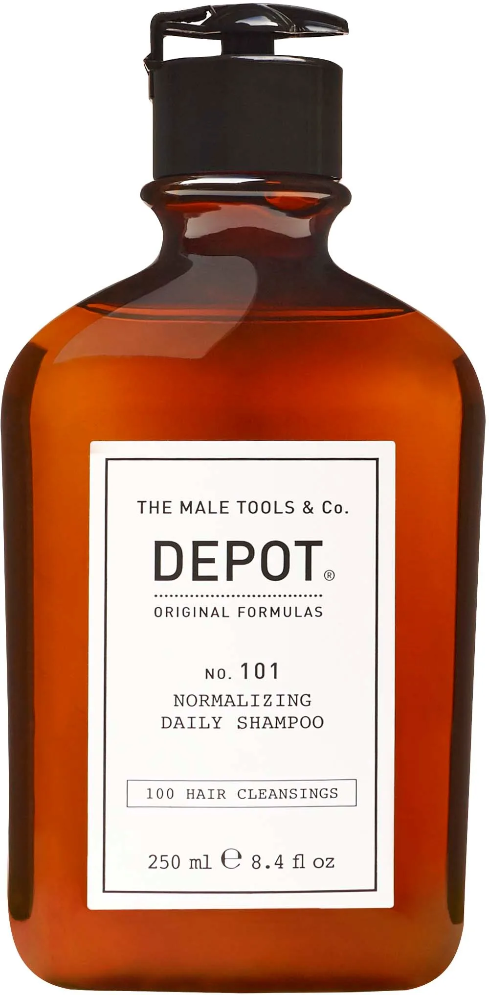DEPOT 100 HAIR CLEANSING NO. 101 NORMALIZING DAILY SHAMPOO Normalizing Shampoo til hverdagsbrug 250 ml