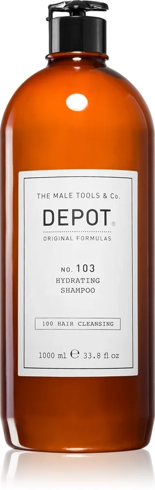 DEPOT 100 HAIR CLEANSING NO. 103 HYDRATING SHAMPOO Fugtgivende shampoo 1000 ml