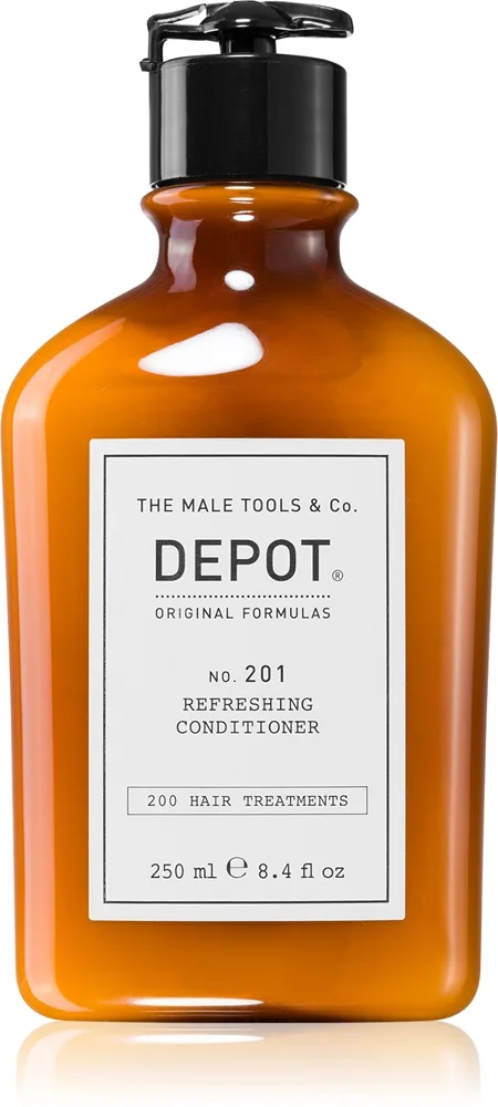 Depot 200 HAIR TREATMENTS NO. 201 REFRESHING CONDITIONER Fuktgivande balsam för glansigt och mjukt hår 250 ml