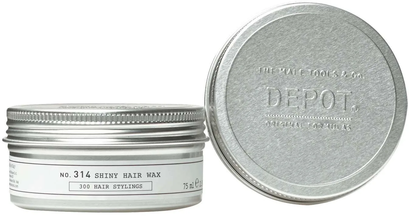DEPOT 300 HAIR STYLING NO. 314 SHINY HAIR WAX hiusvaha luonnollinen pito 75 ml