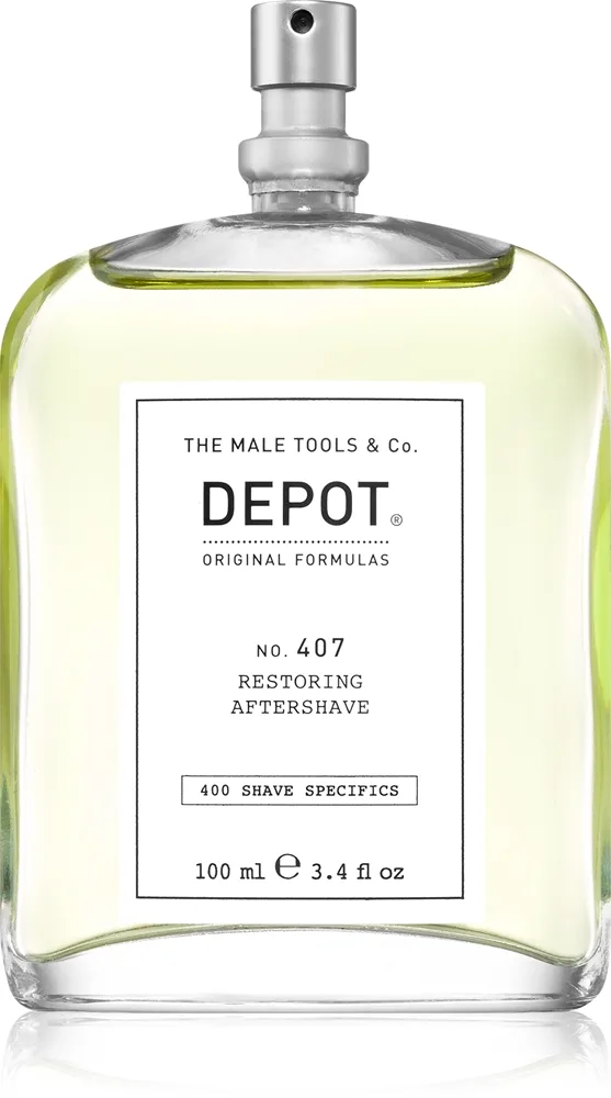 DEPOT 400 SHAVE SPECIFICS NO. 407 RESTORING AFTERSHAVE virkistävä partavesi 100 ml