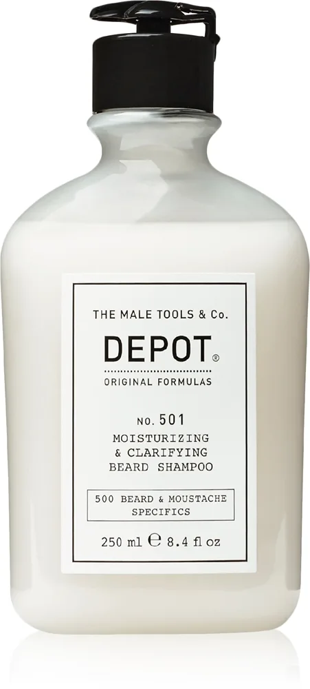 Depot No. 501 Moisturizing & Clarifying Beard Shampoo 250 ml