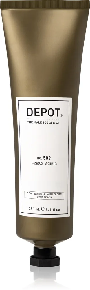 DEPOT 500 BEARD & MOUSTACHE SPECIFICS NO. 509 BEARD SCRUB Peeling för skägg 150 ml