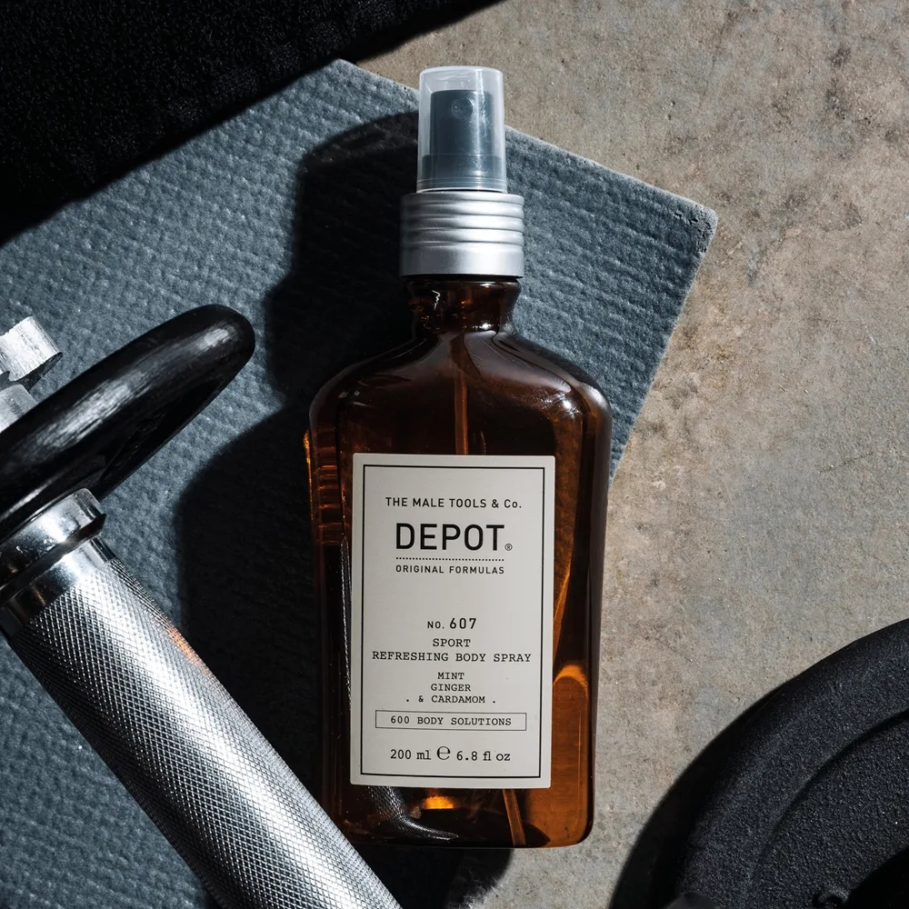 DEPOT 600 BODY SOLUTIONS NO. 607 SPORT REFRESHING BODY SPRAY Uppfriskande kropp spray för män 200 ml