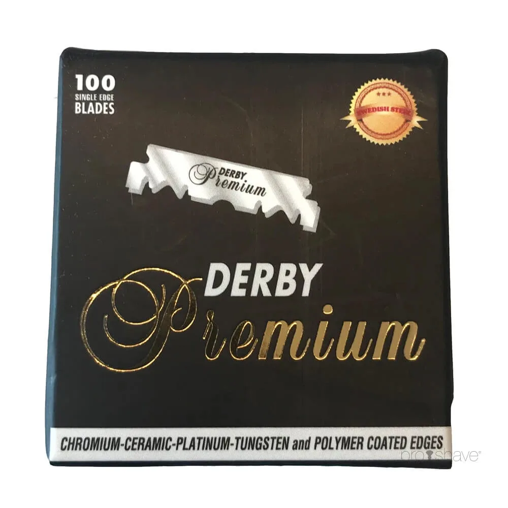 Derby Premium Single Edge Razor Blades 100-Pack 100 st
