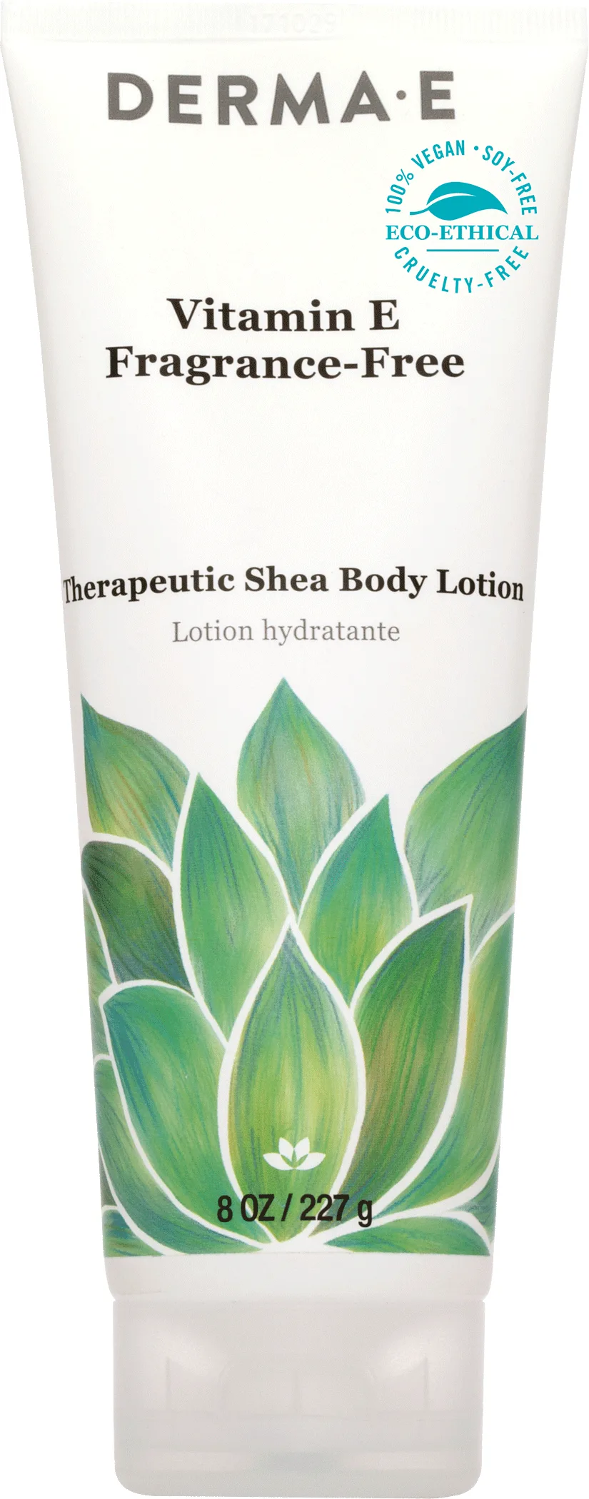 DERMA E Vitamin E Shea Body Lotion, Fragrance-Free & Therapeutic