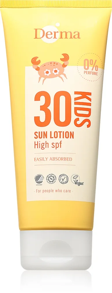 Derma Kids Sollotion til børn SPF 30 200 ml