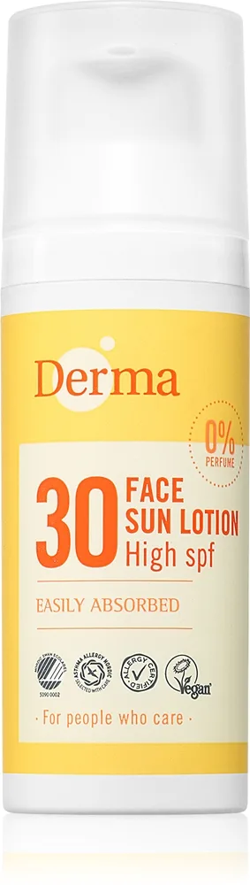 Derma Ansigtssolcreme SPF30 - 50 ml.