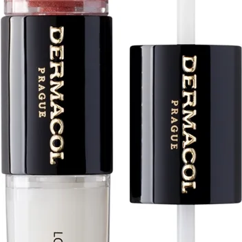 Dermacol 16H Lip Colour pitkäkestoinen huulipuna ja huulikiilto sävy 05 Sparkling Muse 2x4 ml