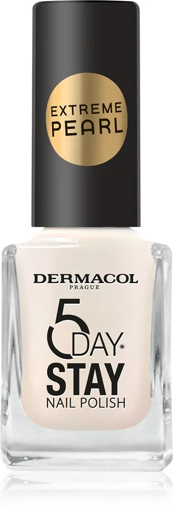 Dermacol 5 Day Stay Extreme Pearl Nagellack Med pärlglans Skugga 1 11 ml