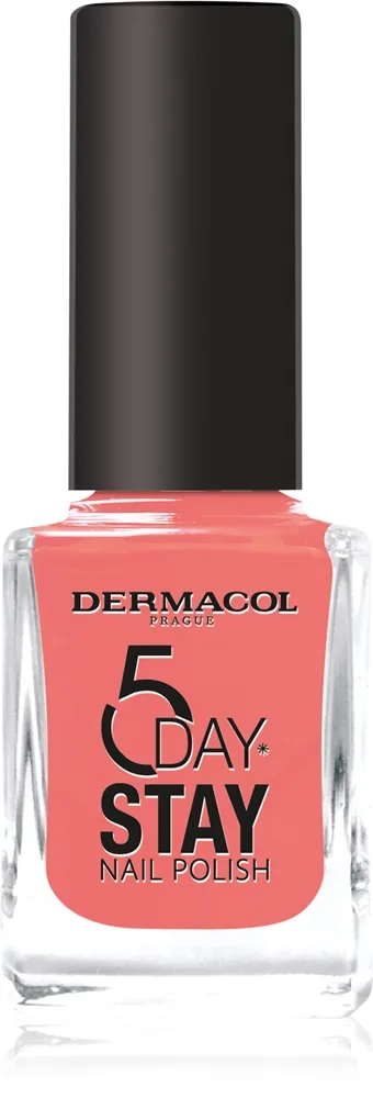 Dermacol 5 Day Stay Langtidsholdbar neglelak Skygge 60 Coral Island 11 ml
