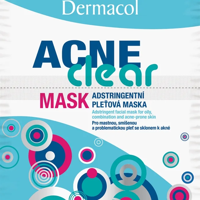 Dermacol Acne Clear Ansiktsmask för problematisk hud, akne 2x8 g