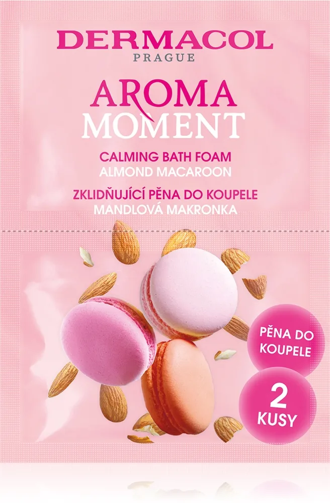 Dermacol Aroma Moment Almond Macaroon kylpyvaahto 2x15 ml