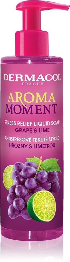 Dermacol Aroma Moment Grape & Lime Flydende sæbe mod stress 250 ml