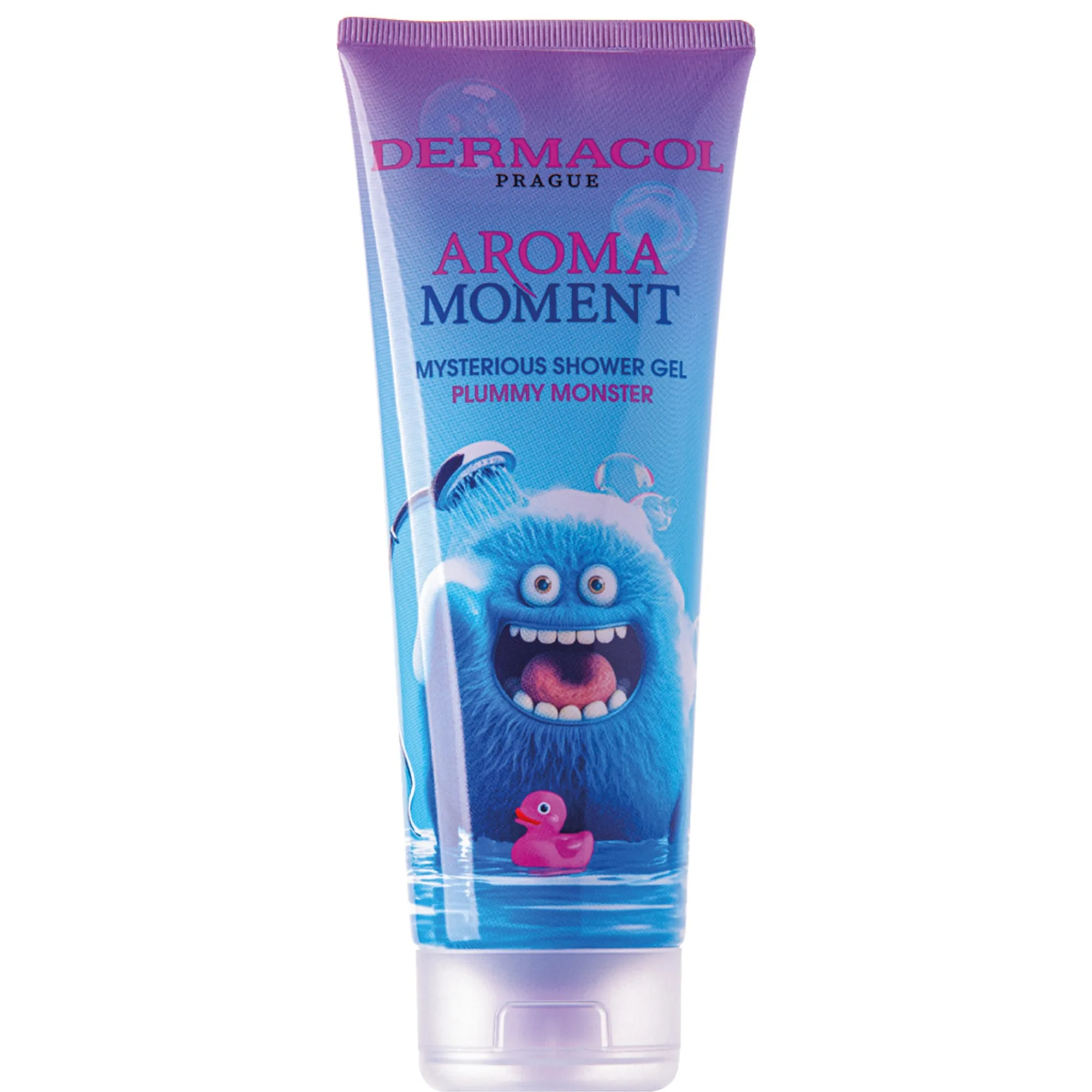 Dermacol Aroma Moment Plummy Monster Brusegel til børn dufte Plum 250 ml