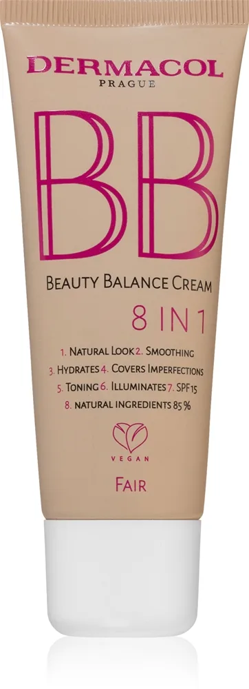 Dermacol Beauty Balance Fugtende BB creme SPF 15 N.1 Fair 30 ml
