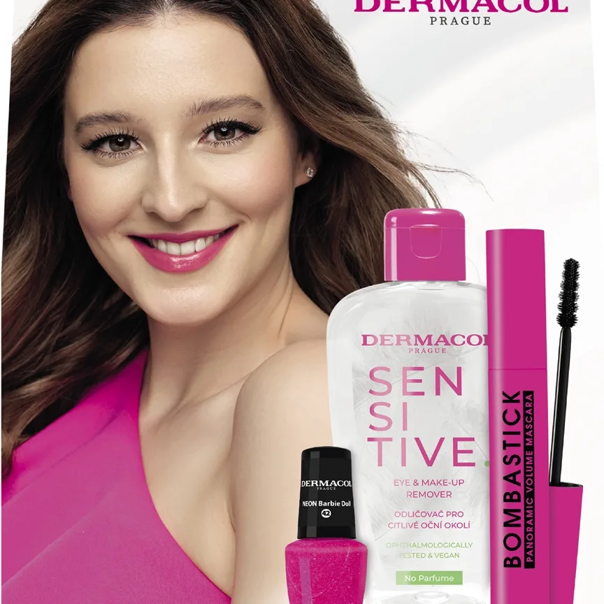 Dermacol Bombastick Presentförpackning För perfekt utseende 42 Barbie Doll