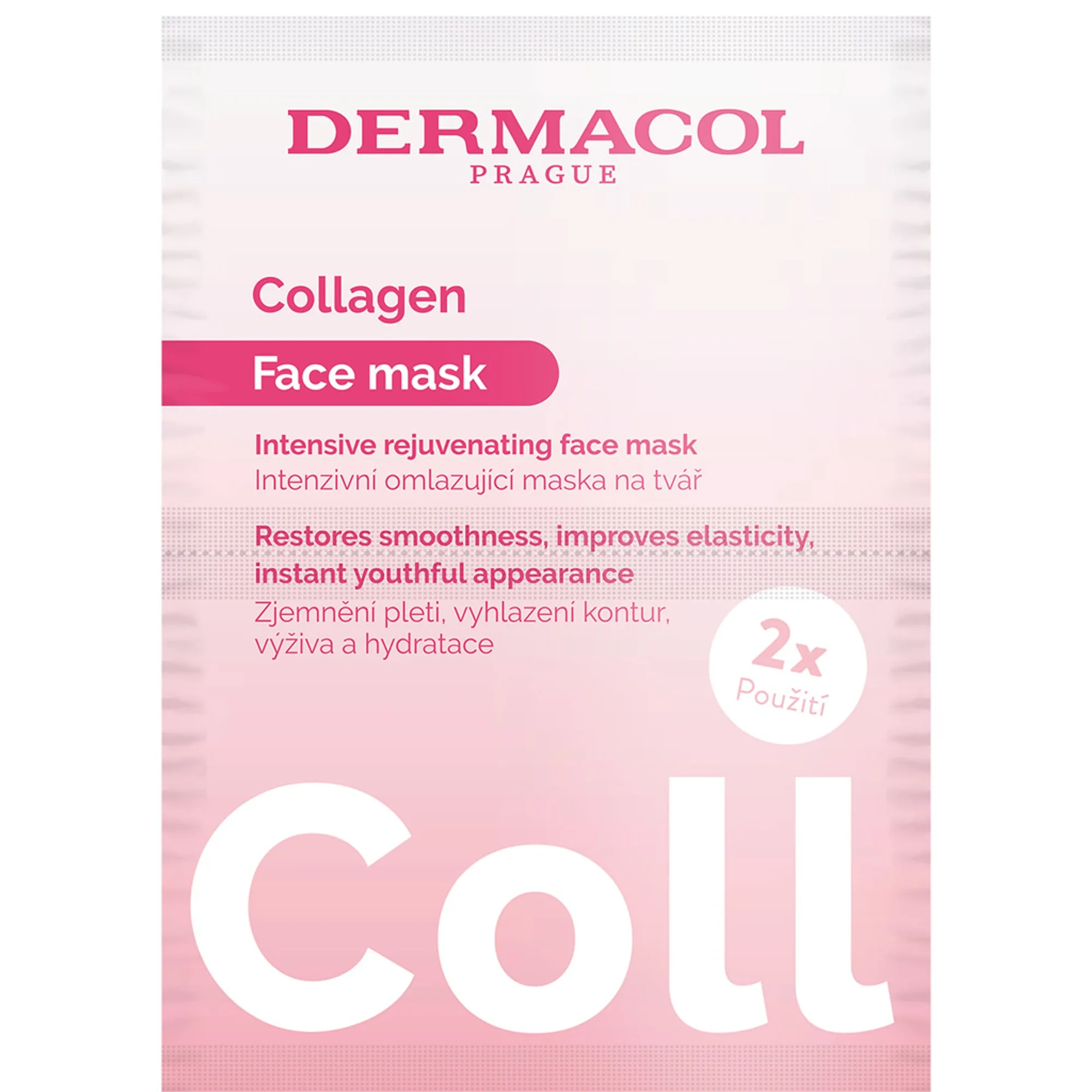 Dermacol Collagen Föryngrande mask 2x8 g