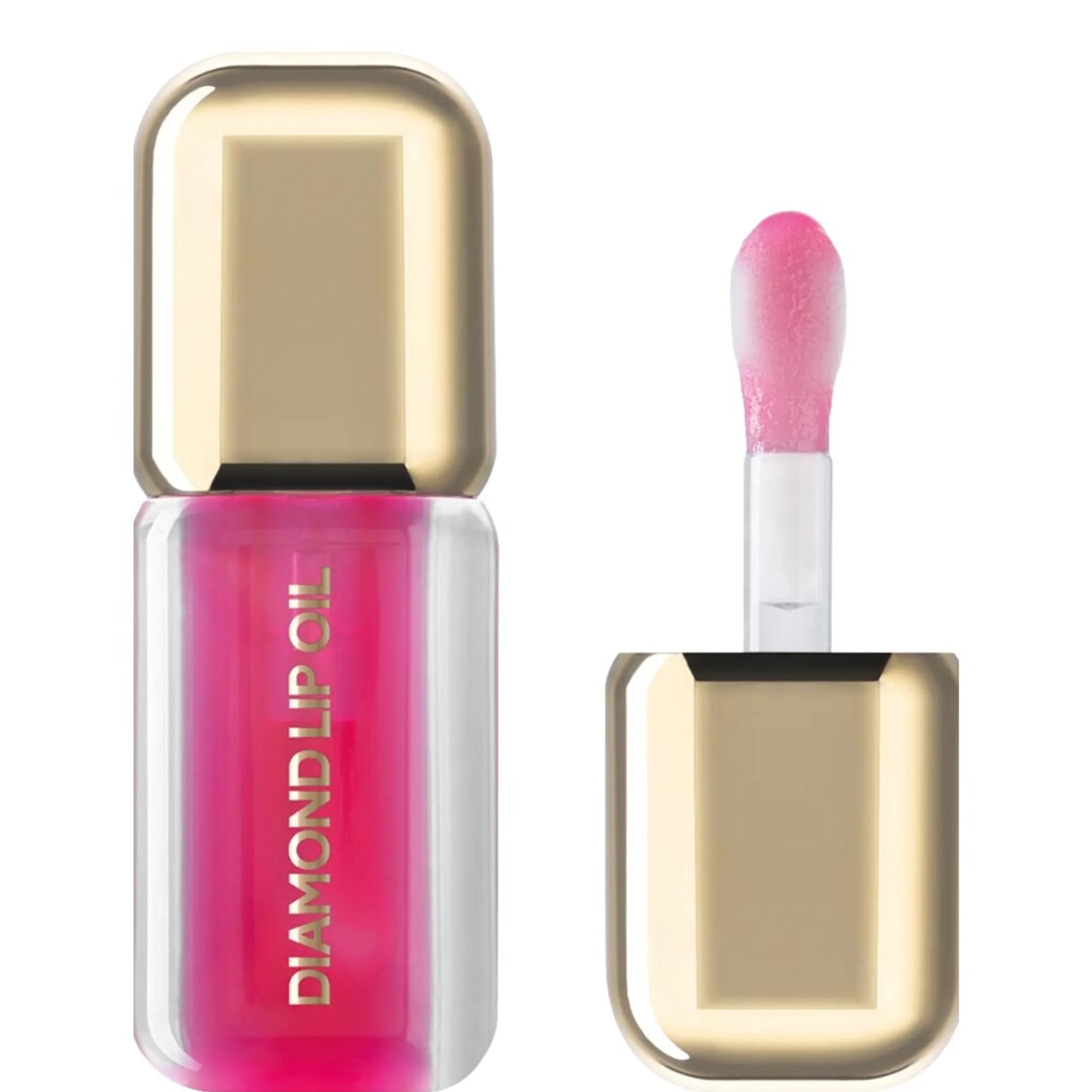 Dermacol Diamond Lip Oil toningsolja för läppar Med ökande effekt Skugga 05 Rose Flame 4 ml