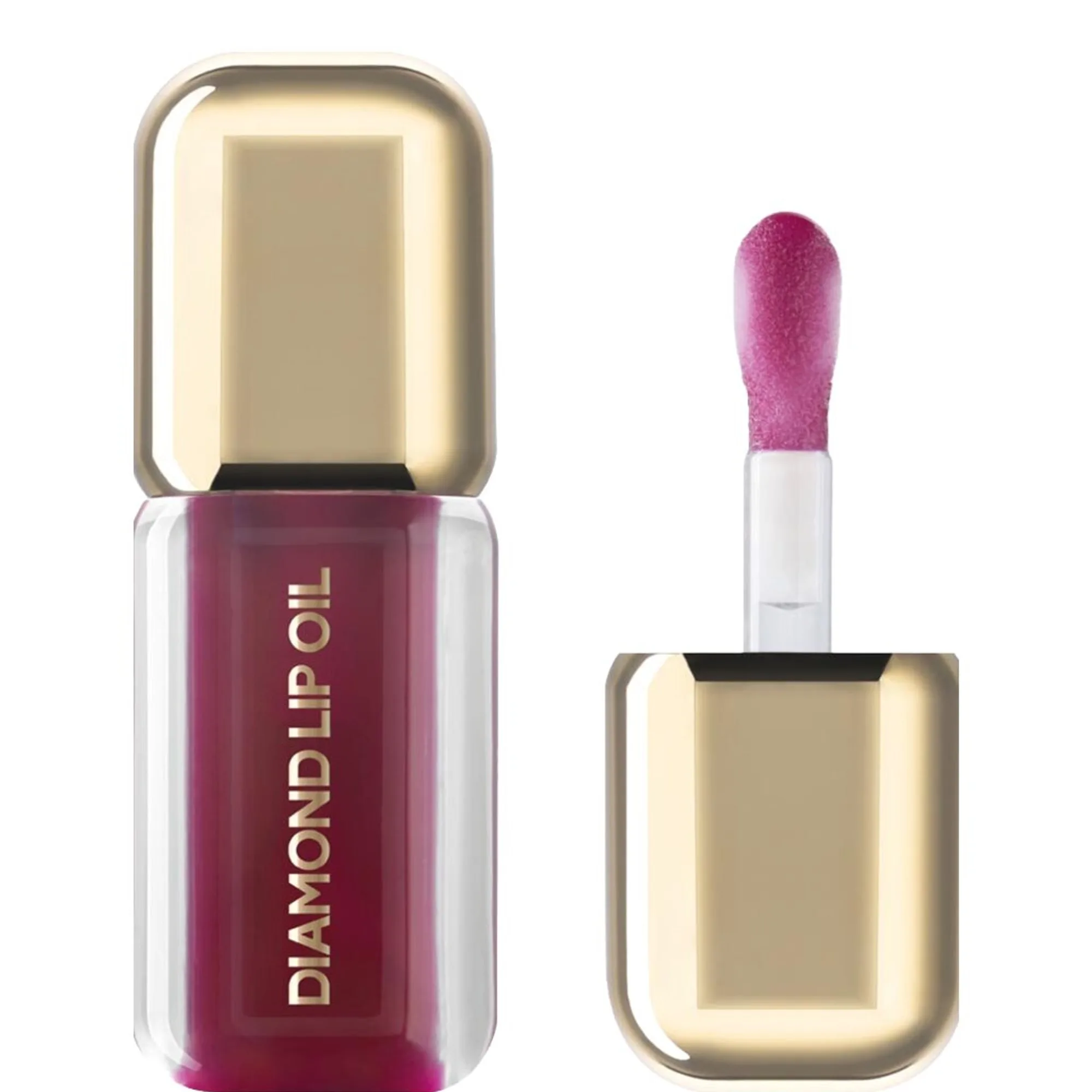 Dermacol Diamond Lip Oil toningsolja för läppar Med ökande effekt Skugga 06 Berry Bloom 4 ml